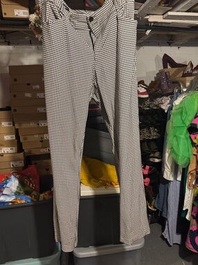 torrid Black and White Houndstooth Boot Cut Pants